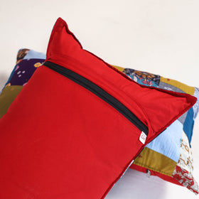 Handcrafted Patchwork Pillow Covers (Set of 2) 15