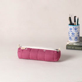 Handcrafted Quilted Pencil Pouch 01