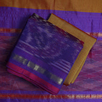 3pc Handloom Silk Cotton Pochampally Ikat Dress Material 51