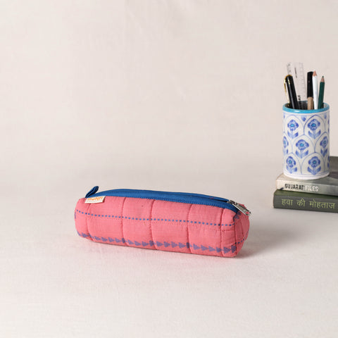 Handcrafted Quilted Pencil Pouch 04