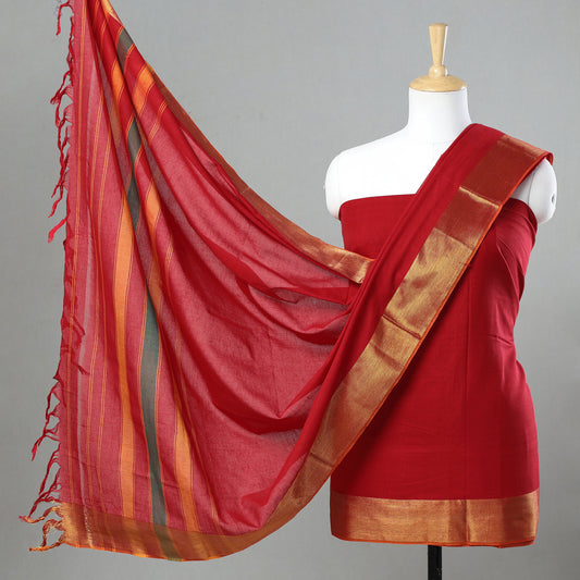 3pc Dharwad Cotton Suit Material Set 42