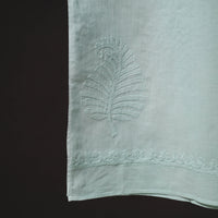 Hand Embroidered Lucknow Chikankari Cotton Stole 05