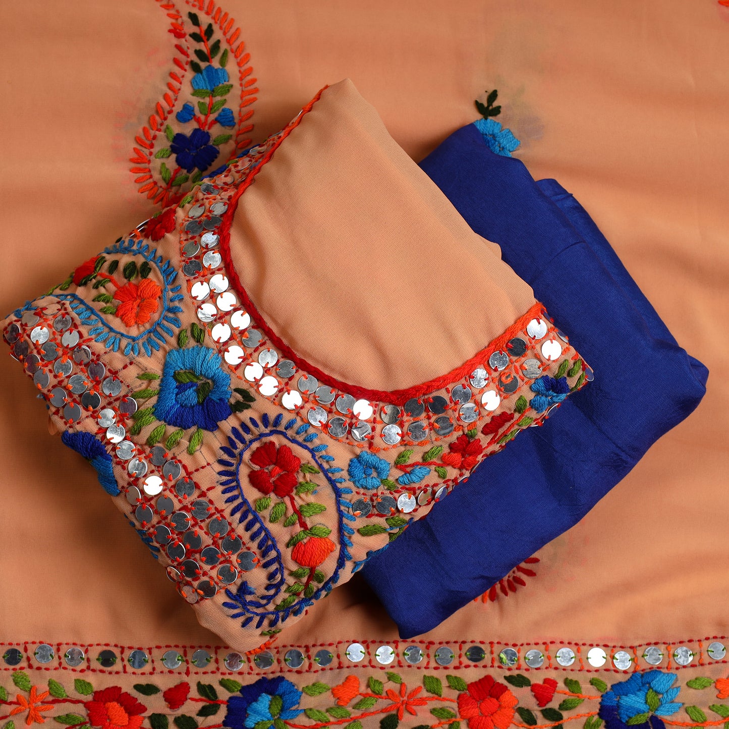 Phulkari Dress Material