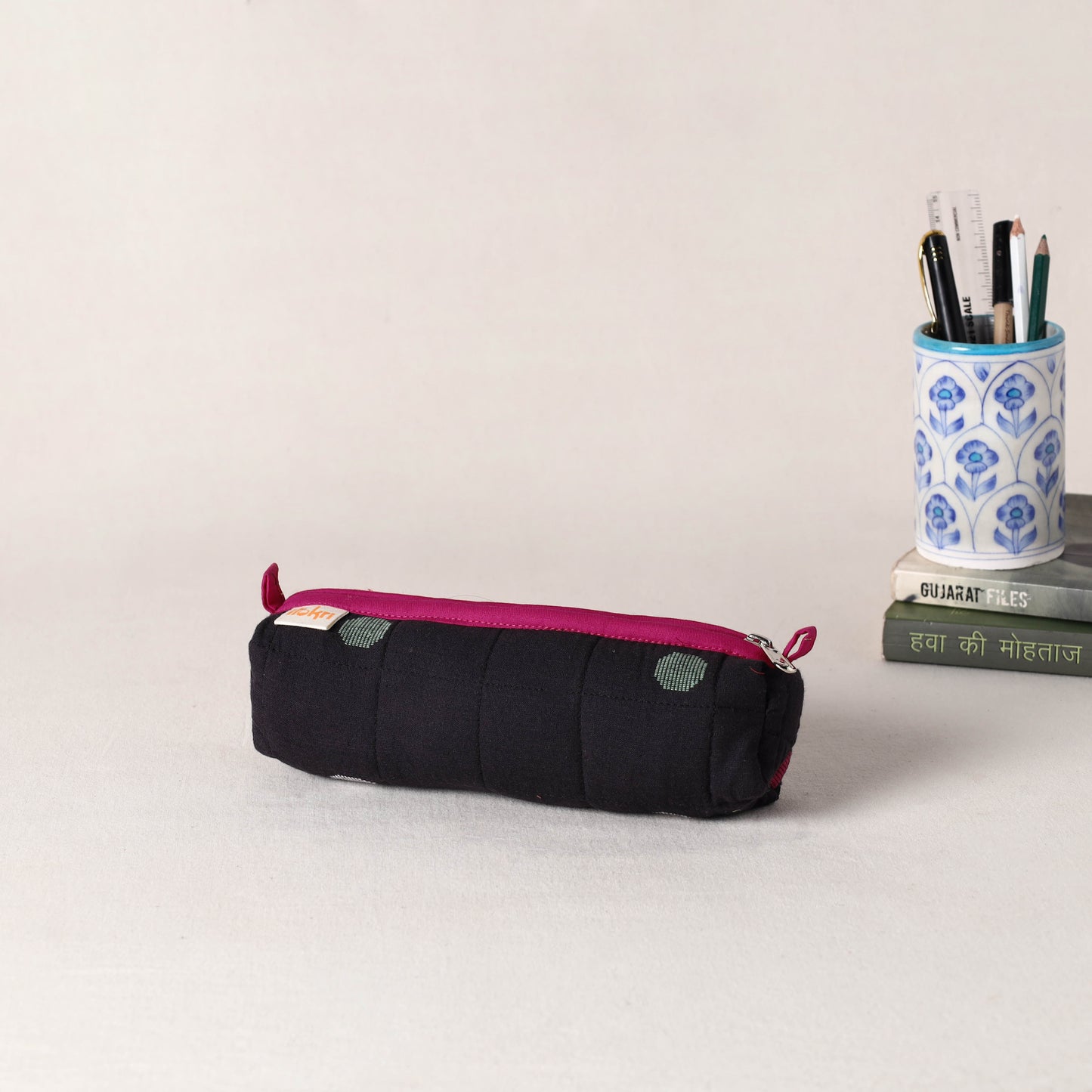 Handcrafted Quilted Pencil Pouch 11