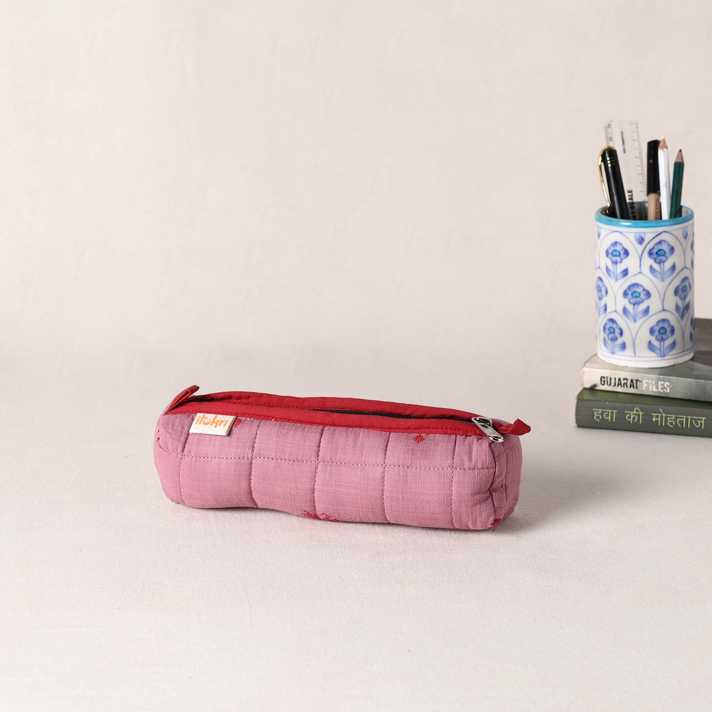 Handcrafted Quilted Pencil Pouch 13