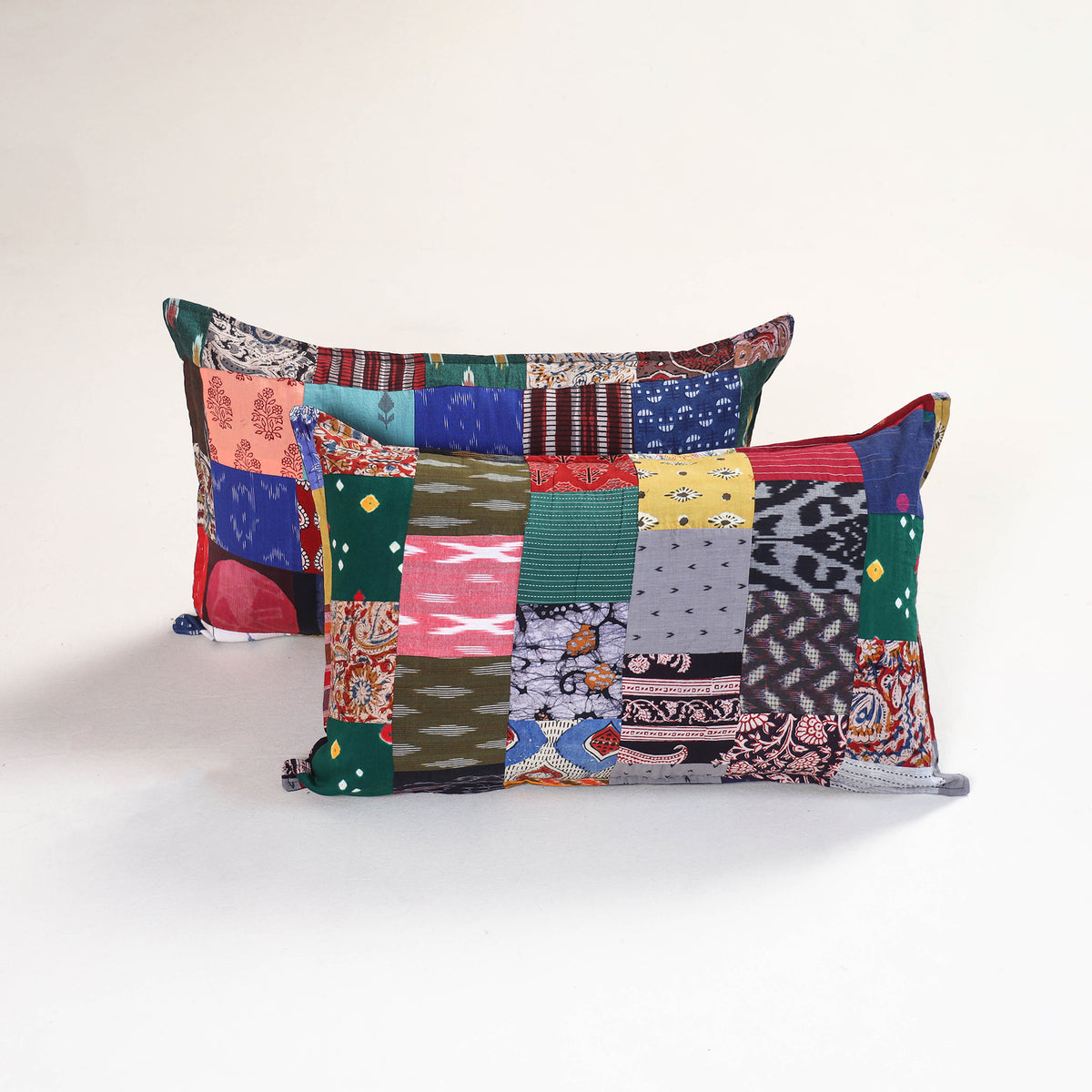 Handcrafted Patchwork Pillow Covers (Set of 2) 20