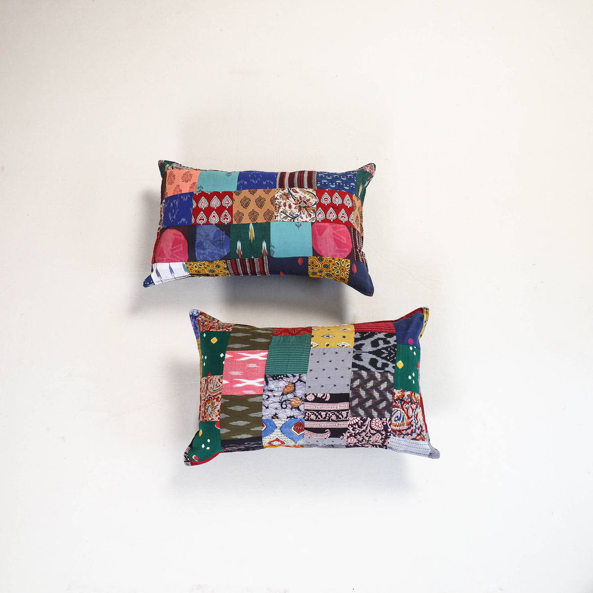 Handcrafted Patchwork Pillow Covers (Set of 2) 20