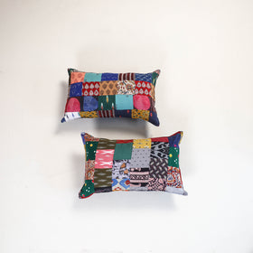 Handcrafted Patchwork Pillow Covers (Set of 2) 20