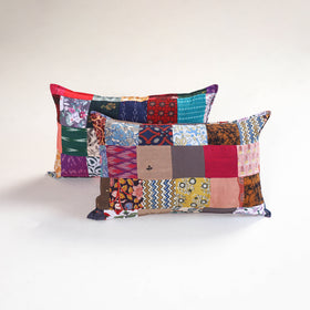 Handcrafted Patchwork Pillow Covers (Set of 2) 21