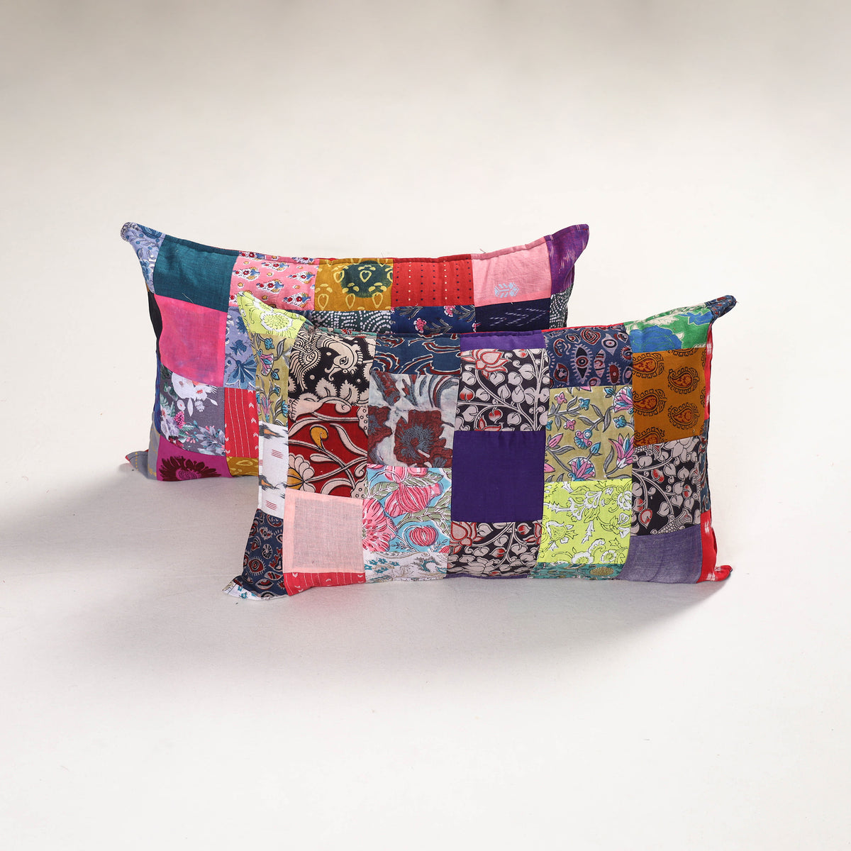 Handcrafted Patchwork Pillow Covers (Set of 2) 22