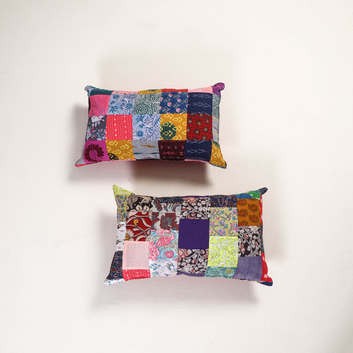 Handcrafted Patchwork Pillow Covers (Set of 2) 22