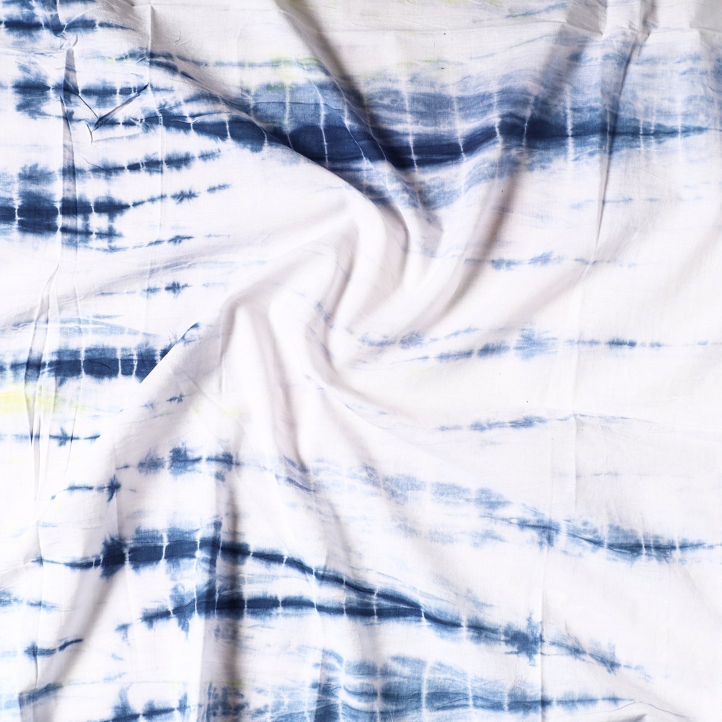 Blue - Shibori Tie-Dye Cotton Precut Fabric (1 Meter)