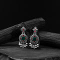 Multicolor - saanjh bela swan oxidised earrings