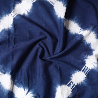 Blue - Shibori Tie-Dye Cotton Precut Fabric (1.5 Meter)