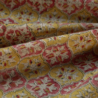 Multicolor - Sanganeri Block Print Pure Wool Fabric 13