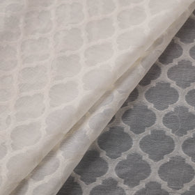 Banarasi Handwoven Cutwork Buti Cotton Fabric 02