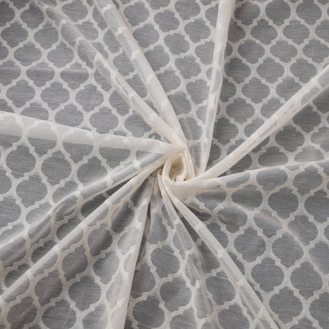 Banarasi Handwoven Cutwork Buti Cotton Fabric 02