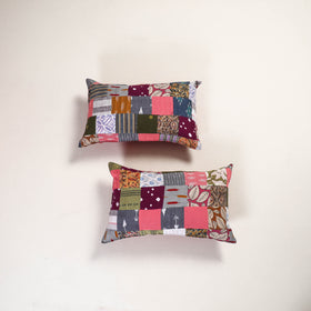 Handcrafted Patchwork Pillow Covers (Set of 2) 26