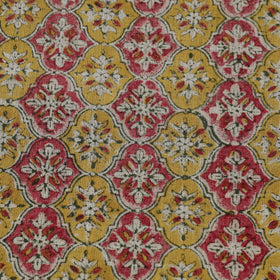 Buy Multicolor Sanganeri Block Print Pure Wool Fabric Online