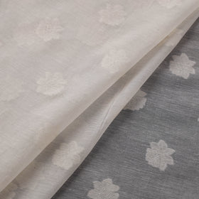 Banarasi Handwoven Cutwork Buti Cotton Fabric 03