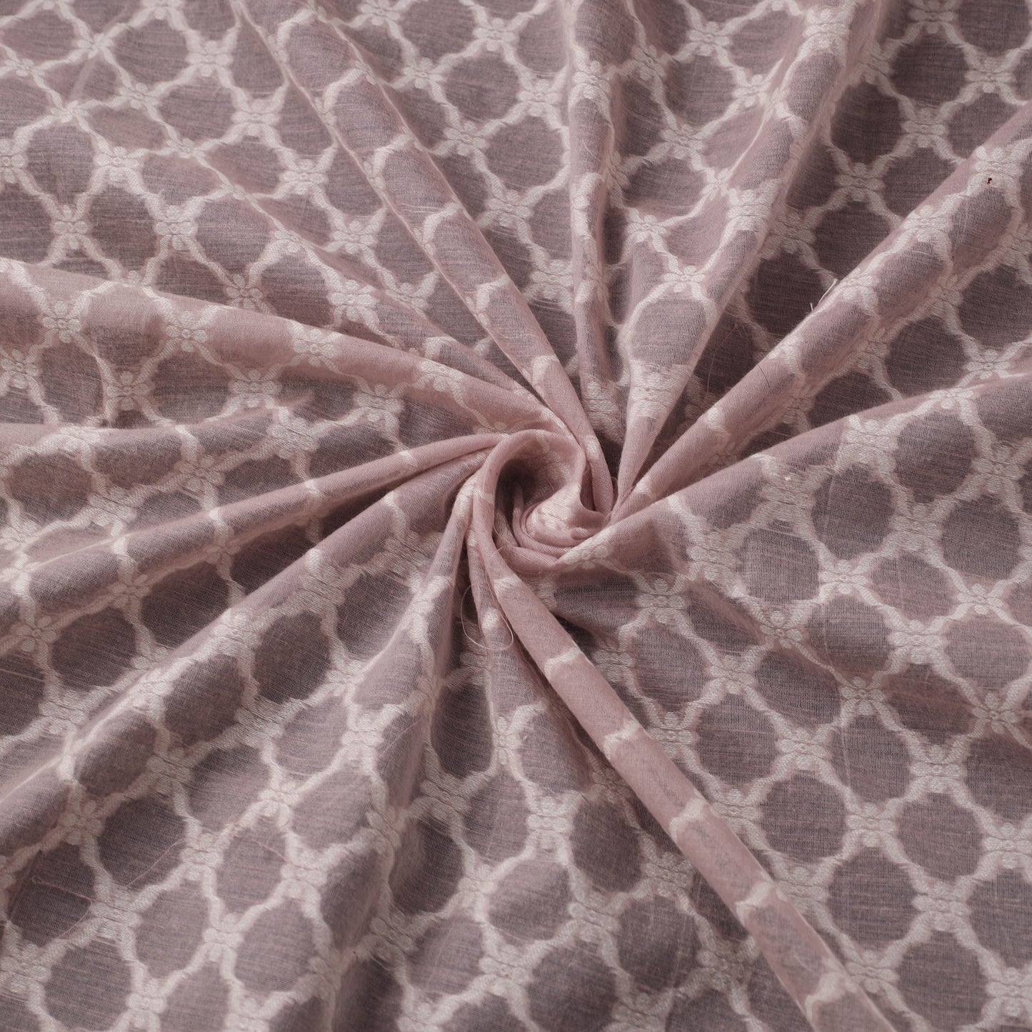 Banarasi Handwoven Cutwork Buti Cotton Fabric 04