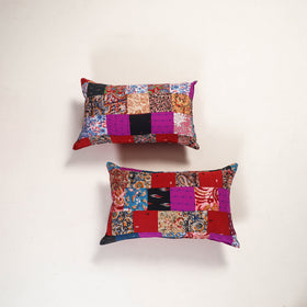 Handcrafted Patchwork Pillow Covers (Set of 2) 27