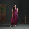 Hand Batik Print Cotton Straight Kurta with Palazzo Set for women 11