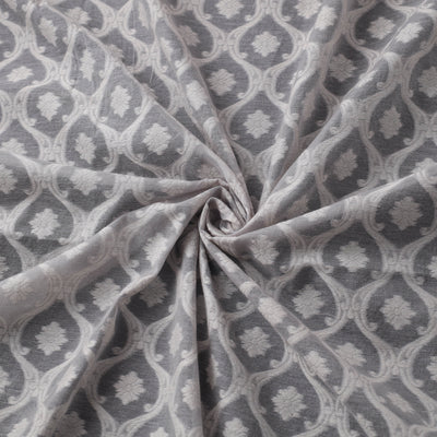 Banarasi Handwoven Cutwork Buti Cotton Fabric 06