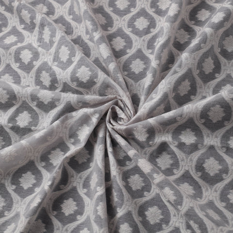 Banarasi Handwoven Cutwork Buti Cotton Fabric 06
