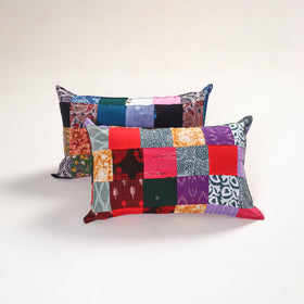 Handcrafted Patchwork Pillow Covers (Set of 2) 29