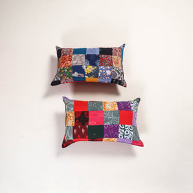 Handcrafted Patchwork Pillow Covers (Set of 2) 29