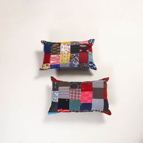 Handcrafted Patchwork Pillow Covers (Set of 2) 30