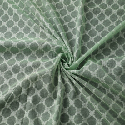 Banarasi Handwoven Cutwork Buti Cotton Fabric 10