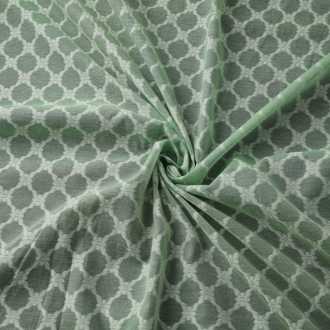 Banarasi Handwoven Cutwork Buti Cotton Fabric 10