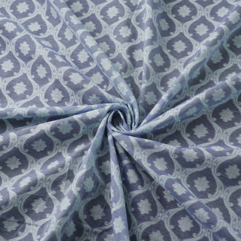 Banarasi Handwoven Cutwork Buti Cotton Fabric 13
