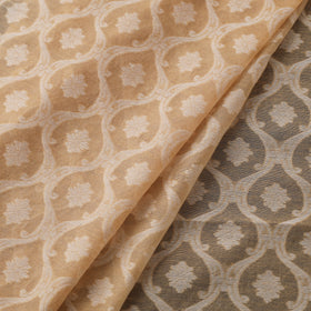Banarasi Handwoven Cutwork Buti Cotton Fabric 12