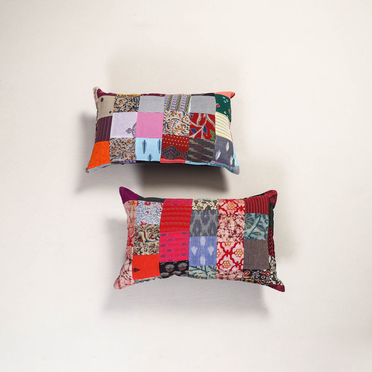 Handcrafted Patchwork Pillow Covers (Set of 2) 31