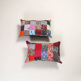 Handcrafted Patchwork Pillow Covers (Set of 2) 31