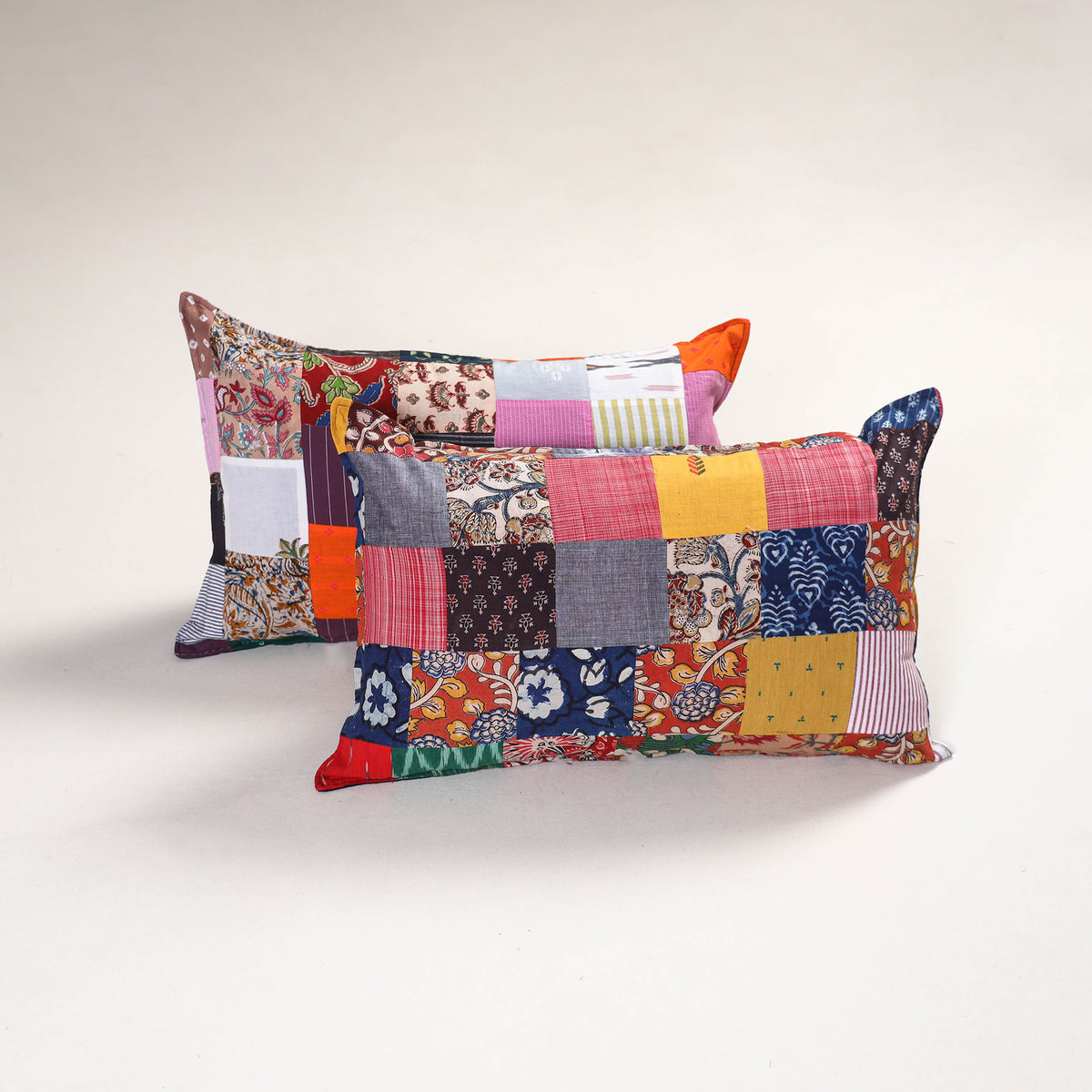 Handcrafted Patchwork Pillow Covers (Set of 2) 32
