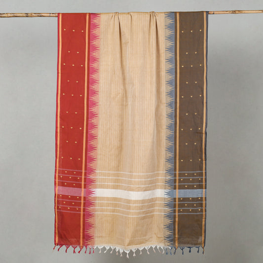 Multicolor - Traditional Kanchipuram Cotton Saree with Thread Border