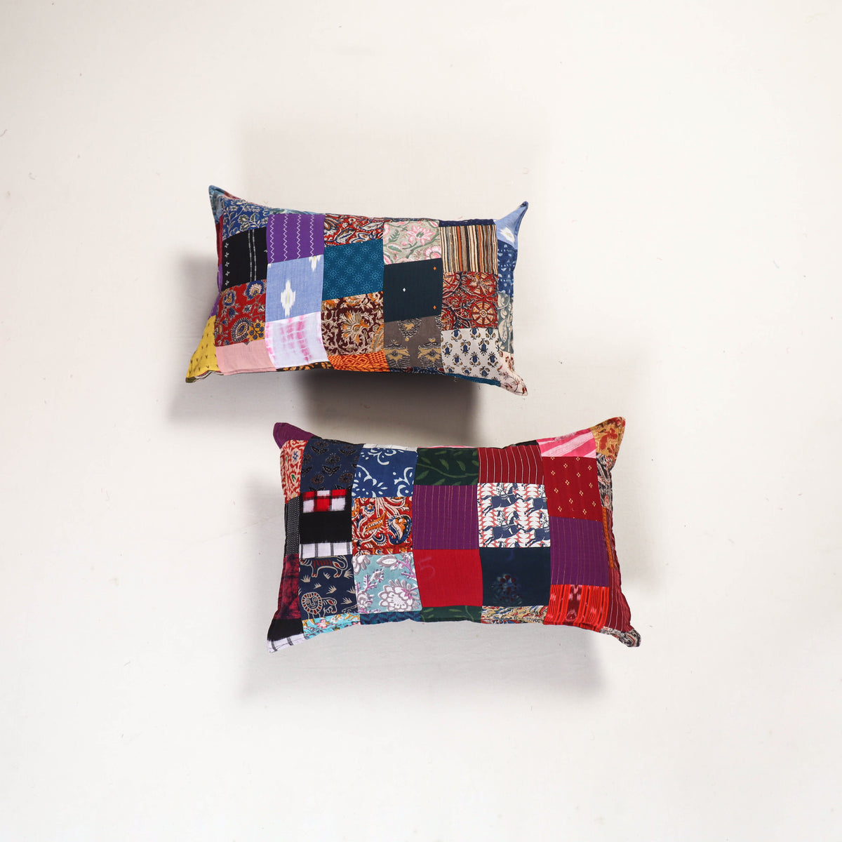 Handcrafted Patchwork Pillow Covers (Set of 2) 33