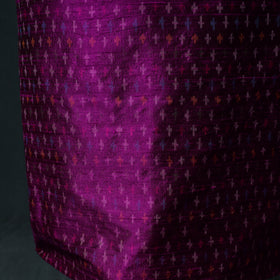 Pochampally Ikat Handwoven Pure Silk 2pc Unstitched Dress Material Kurta Set 05