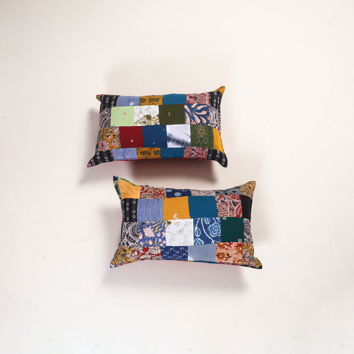 Handcrafted Patchwork Pillow Covers (Set of 2) 35