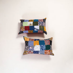 Handcrafted Patchwork Pillow Covers (Set of 2) 35