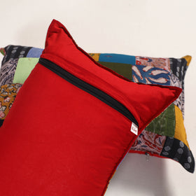 Handcrafted Patchwork Pillow Covers (Set of 2) 35