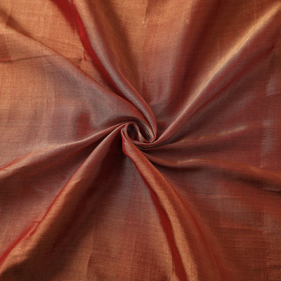 Handloom Full Tissue Gold Zari Double Tone Chanderi Silk Fabric 03