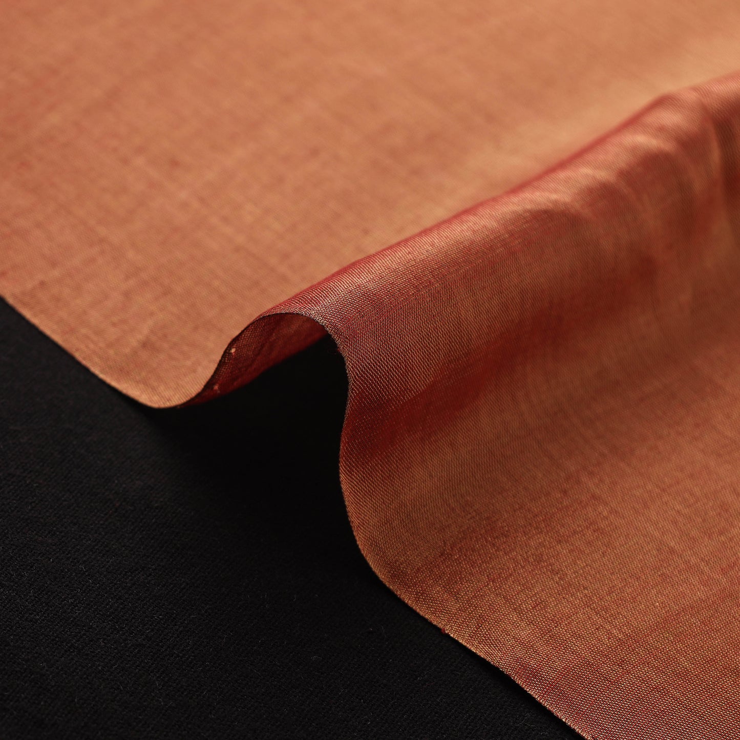 Handloom Full Tissue Gold Zari Double Tone Chanderi Silk Fabric 03
