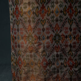 Pochampally Ikat Handwoven Pure Silk 2pc Unstitched Dress Material Kurta Set 09