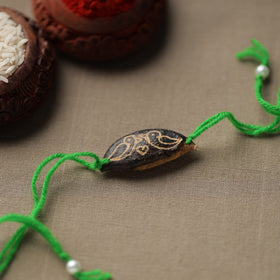  Green - Handcrafted Plantable Seed Rakhi 
