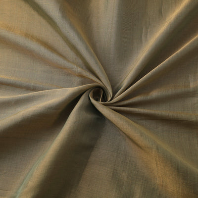 Handloom Full Tissue Gold Zari Double Tone Chanderi Silk Fabric 01